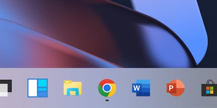 L'icône Chrome sous Windows 11