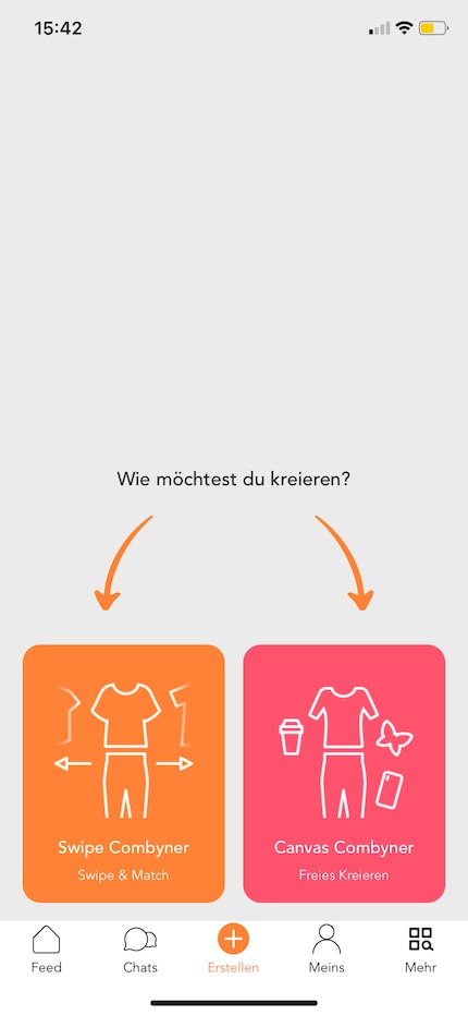 Möchtest du beim Zusammenstellen neuer Looks lieber swipen oder frei gestalten?
