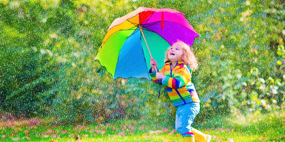 April, April, der macht, was er will! Spielsachen für jedes Wetter.