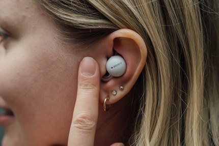 You can also control the LinkBuds by tapping in front of your ear.