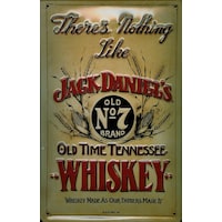 Puag Cartello pubblicitario Jack Daniels Old No.7 30 x 20 cm (30 x 20 cm)