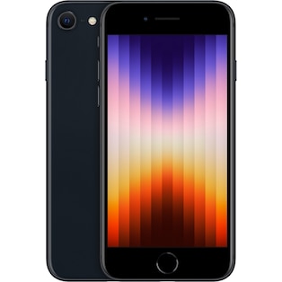 Apple iPhone SE (3rd Gen) (64 GB, Midnight, 4.70", SIM + eSIM, 12 Mpx, 5G)