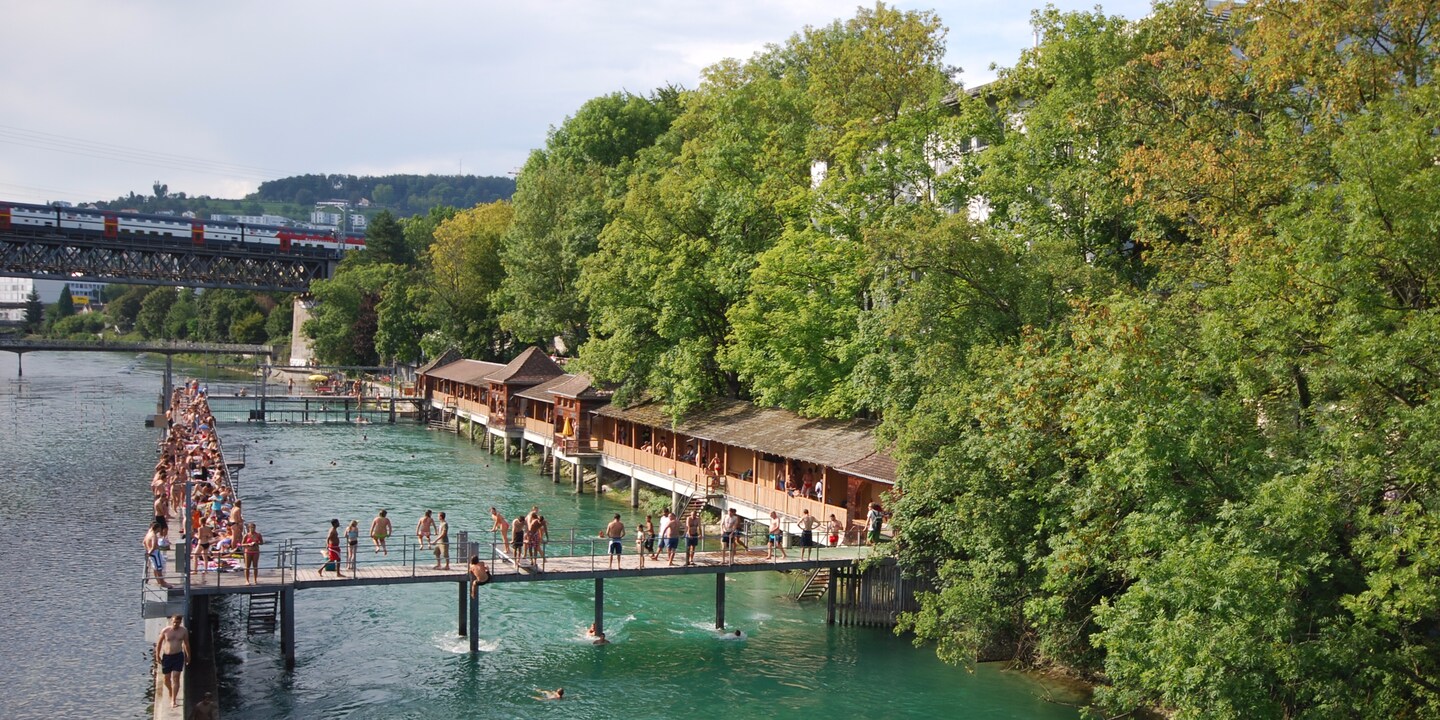 Flussbad Unterer Letten Zürich (ZH): Das urbanste Bad der Schweiz