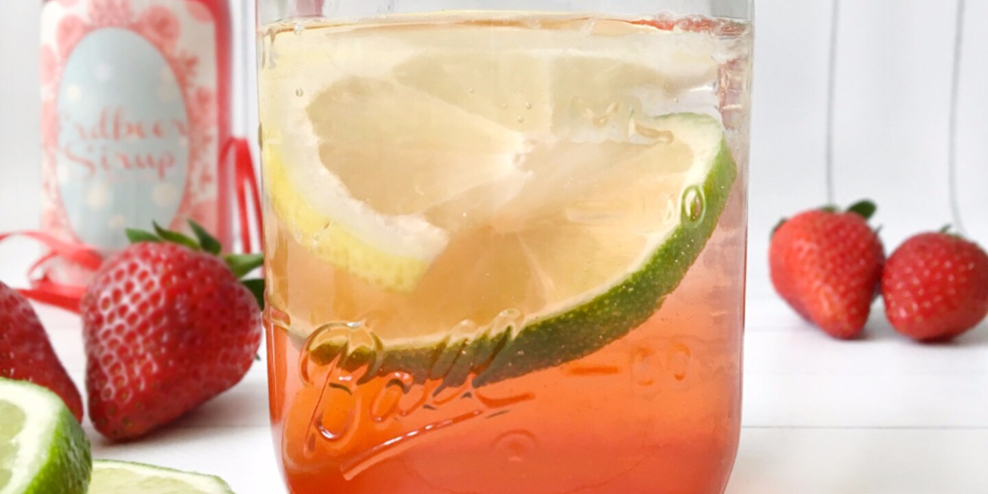 Mmmmmmh! Erdbeer-Sirup mit Limette