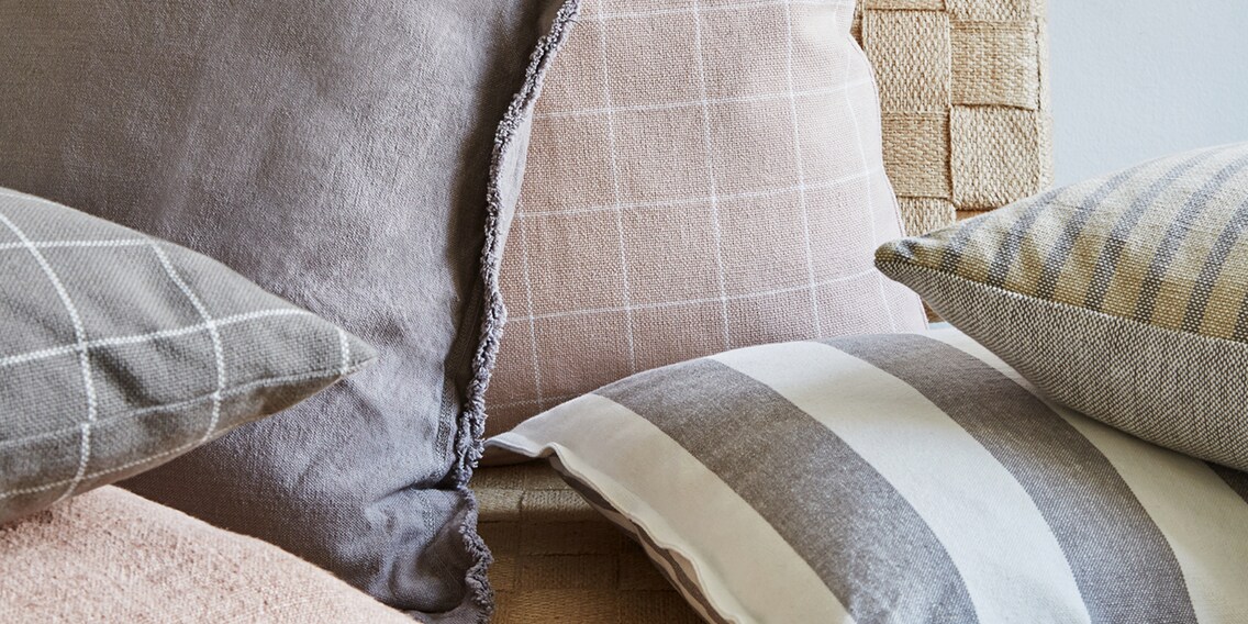 Gemütliche Kissen von Cozy Living mit skaninavischem oder aber auch orientalischen Touch.