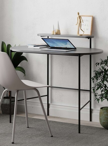 Dimensionen: 100 x 54 x 72 cm | Material: MDF, Metall | Bild: Hanah Home