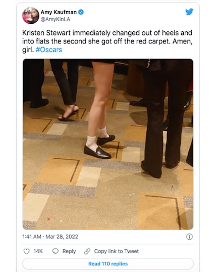 Und ganz auf dem Teppich geblieben im Inneren des Dolby Theatre. Bild: Twitter @AmyKinLA