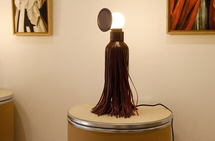 Die Lampe wird zum Pompon.