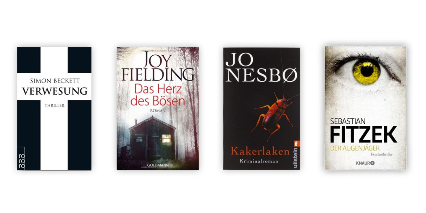 Meine Top 4 Krimi- und Thriller-Autoren