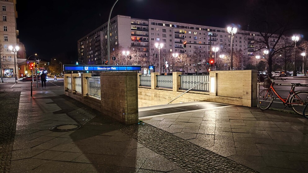 Hauptkamera bei Nacht