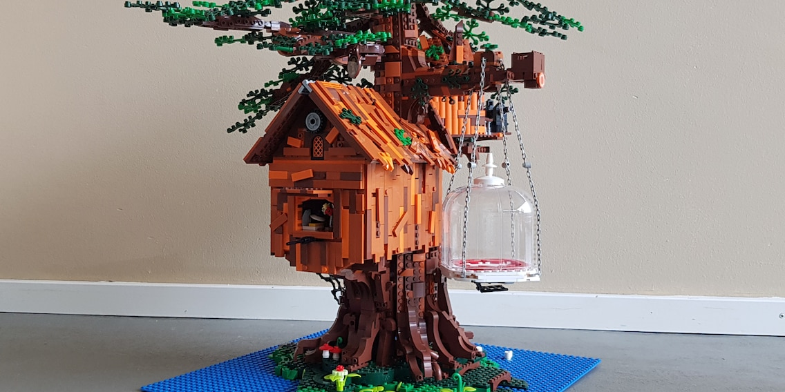 Une cabane dans les arbres spéciale casaniers