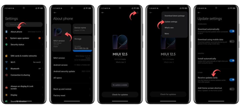 Ihr könnt auch versuchen, Eure Region auf Indien umzustellen oder Euch sogar für das MIUI Pilot-Programm anzumelden. / © NextPit