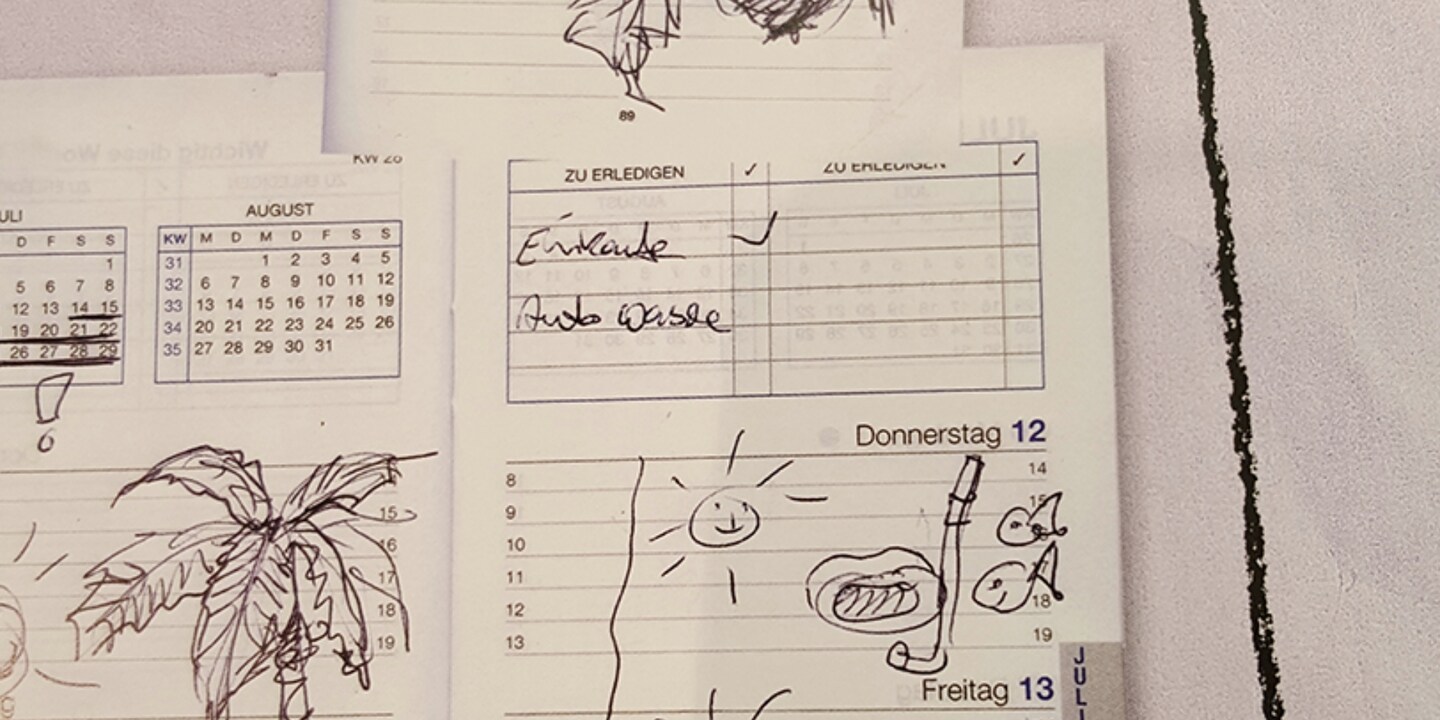 Mit dem Tagebuch gegen die Vergesslichkeit