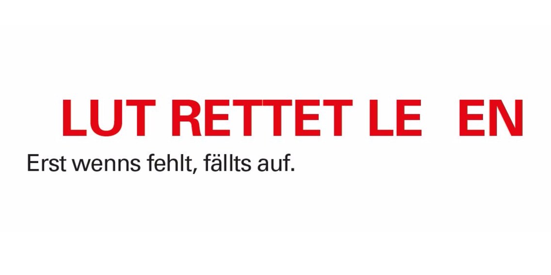 Erst wenn's fehlt, f llt's uf