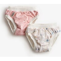 ImseVimse Training Pants 2 Pack - Pink Dots / Teddy (JR 16-20 Kg) (2 Pezzo/i)