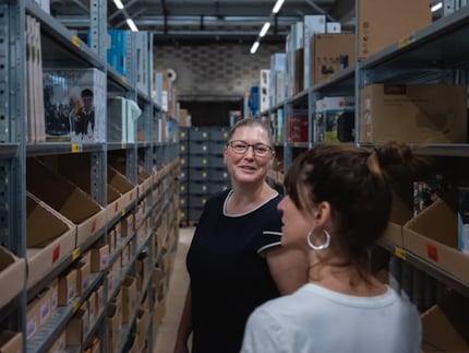 Johanna Haller dans la picktower.