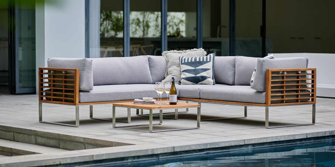 Popular wooden garden furniture back in stock