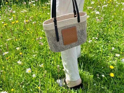 Auch beim Spaziergang ist meine Basket Bag dabei.