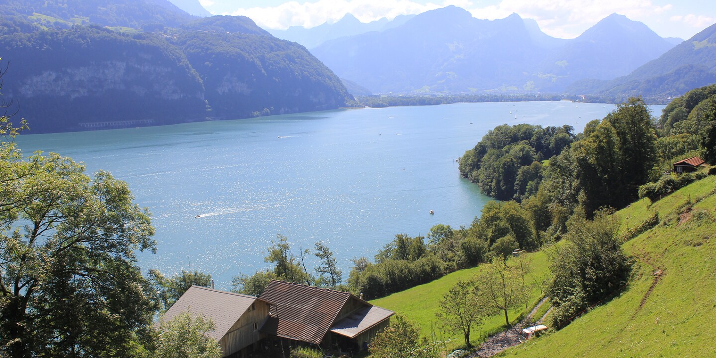 Blick auf den Walensee.