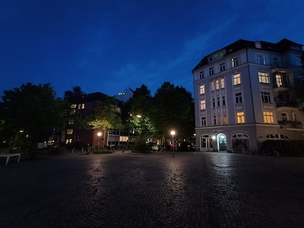 OnePlus Nord 2T, grand-angle, mode nuit