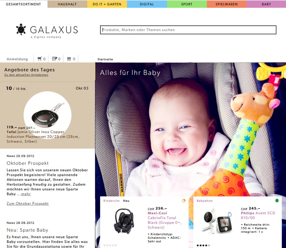 Galaxus in 2012