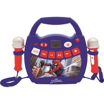 Lexibook MP320SPZ Spider-Man-Tragbarer digitaler Karaoke-Player für Kinder- Mikrofone, Lichteffekte - Galaxus