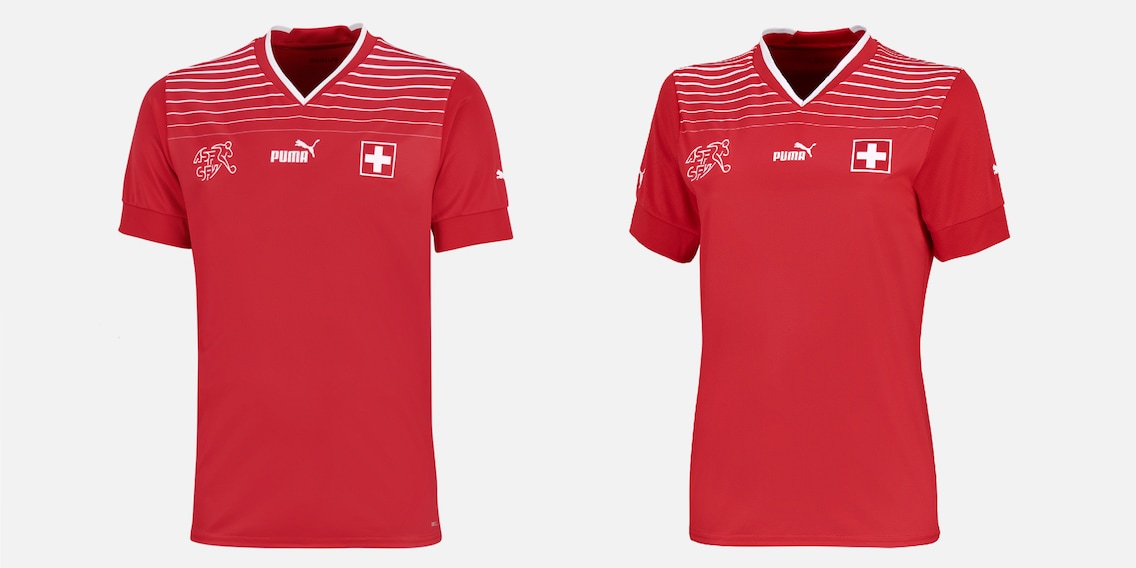 Les maillots de l'équipe nationale suisse de la Coupe du monde de Puma sont arrivés !