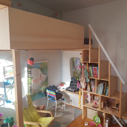 Ein bisschen stolz bin ich schon auf das Hochbett, das ich meiner Tochter vor etwa einem Jahr gebaut habe.