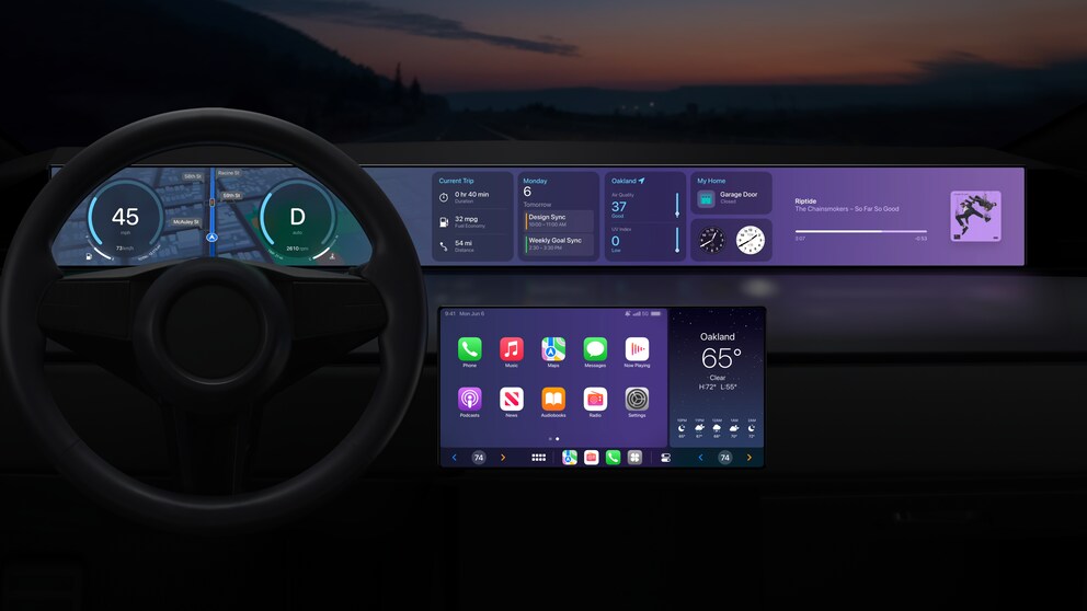 So könnte das neue CarPlay aussehen.