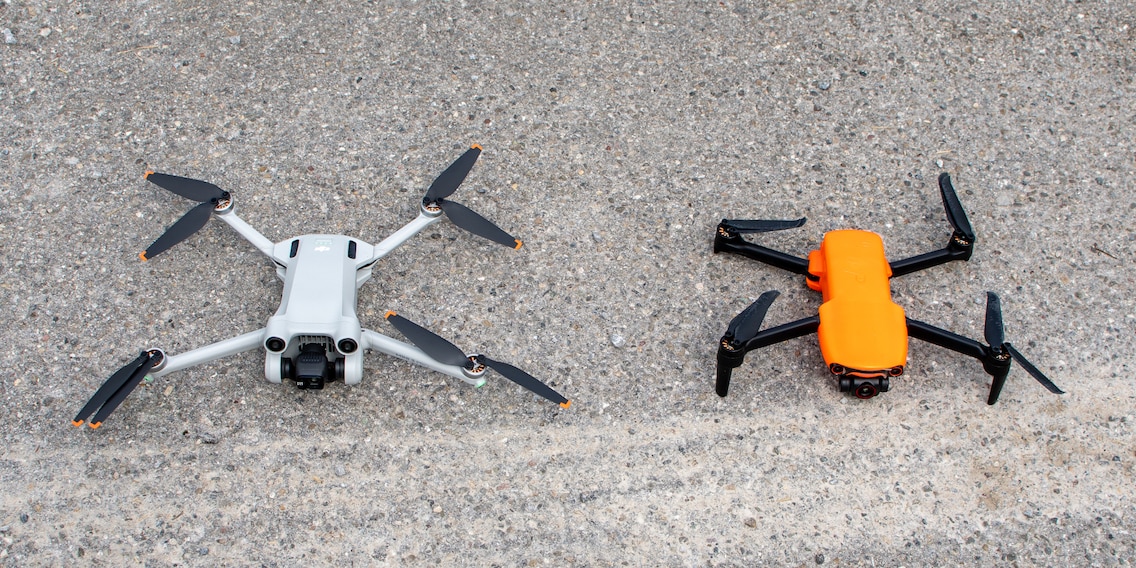 Test di confronto: DJI Mini 3 Pro vs. Autel Evo Nano+