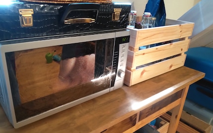 10 minuti a 600 watt.