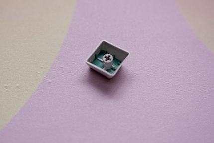 Ein Keycap von unten.