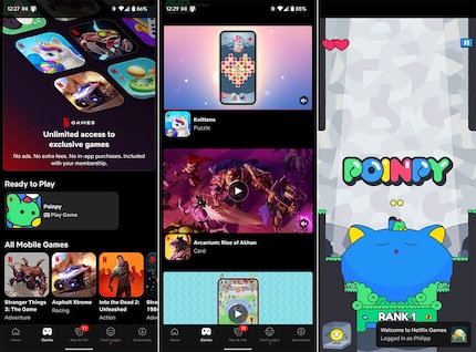 Games are now also included in the Netflix subscription.