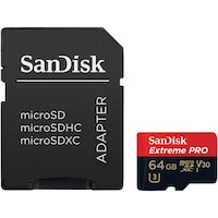 SanDisk Extreme Pro microSDXC U3 (microSDXC, 64 Go, U3, UHS-I)