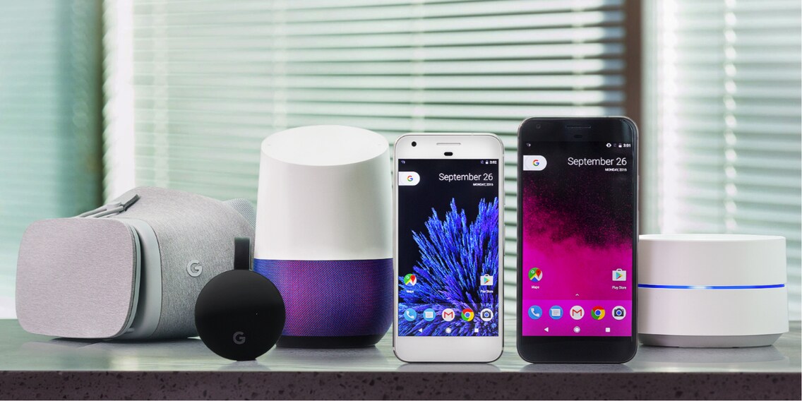 Google zeigt seine ersten eigenen Pixel-Smartphones, eine VR-Brille, Chromecast und und und