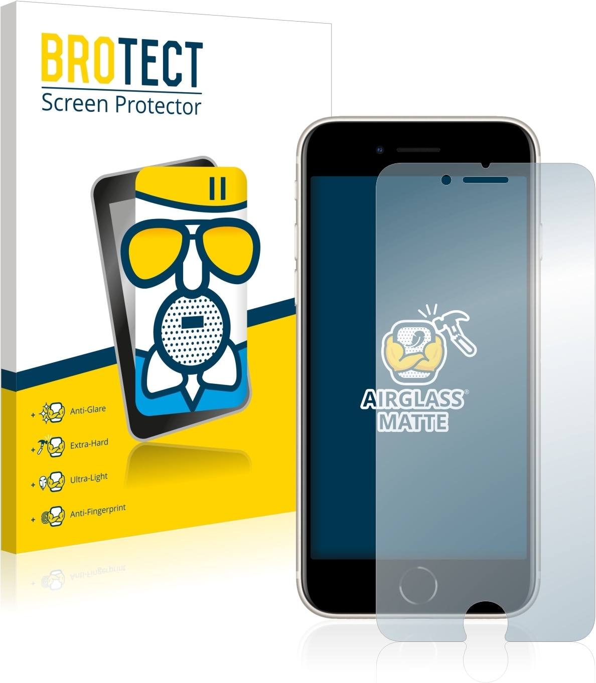 BROTECT AirGlass Panzerglasfolie Matt (1 Stück iPhone SE (2022)) Galaxus BROTECT AirGlass Panzerglasfolie Matt (1 Stück iPhone SE (2022)) Galaxus