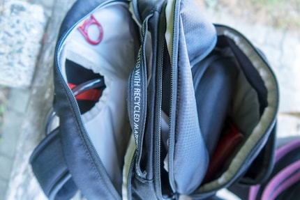 There’s space for the many things that you need to have with you on multi-day bike tours.