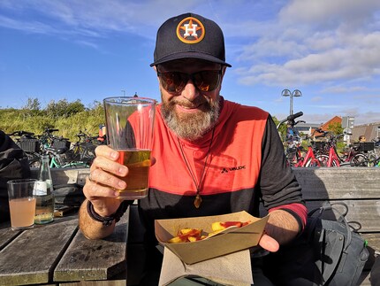 Currywurst et bière
