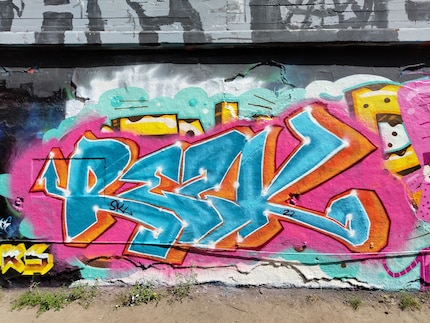 L’accuratezza dei colori e dei dettagli solitamente sono ben valutabili nei graffiti.