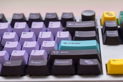 La digitazione al livello del tasto Invio è più difficile che sul resto della tastiera.