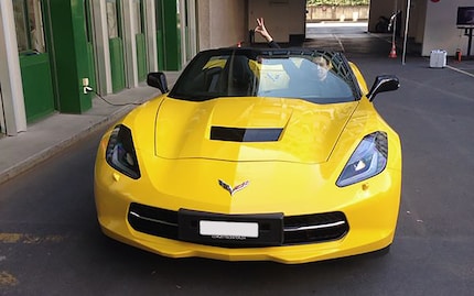 Die Corvette und ich im Jahr 2014 – V8 unter der Haube und Recaro unterm Po.
