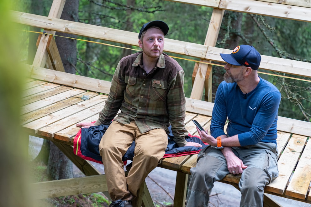 Un moment de calme dans un quotidien autrement mouvementé sur le chantier du trail.