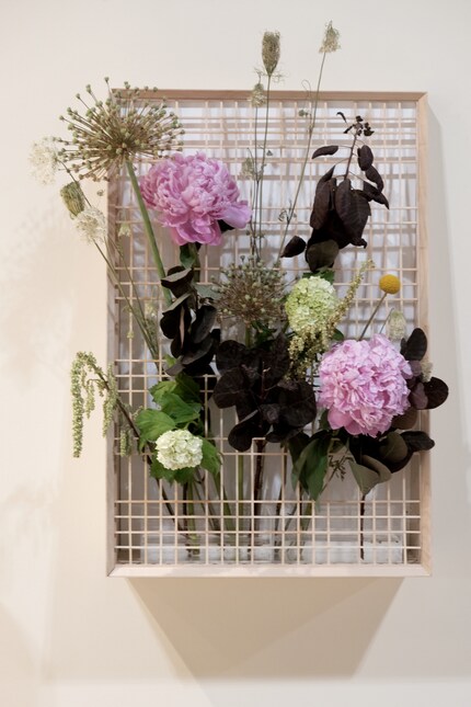 'Drawing' is effectively a white canvas, your flowers the colour.