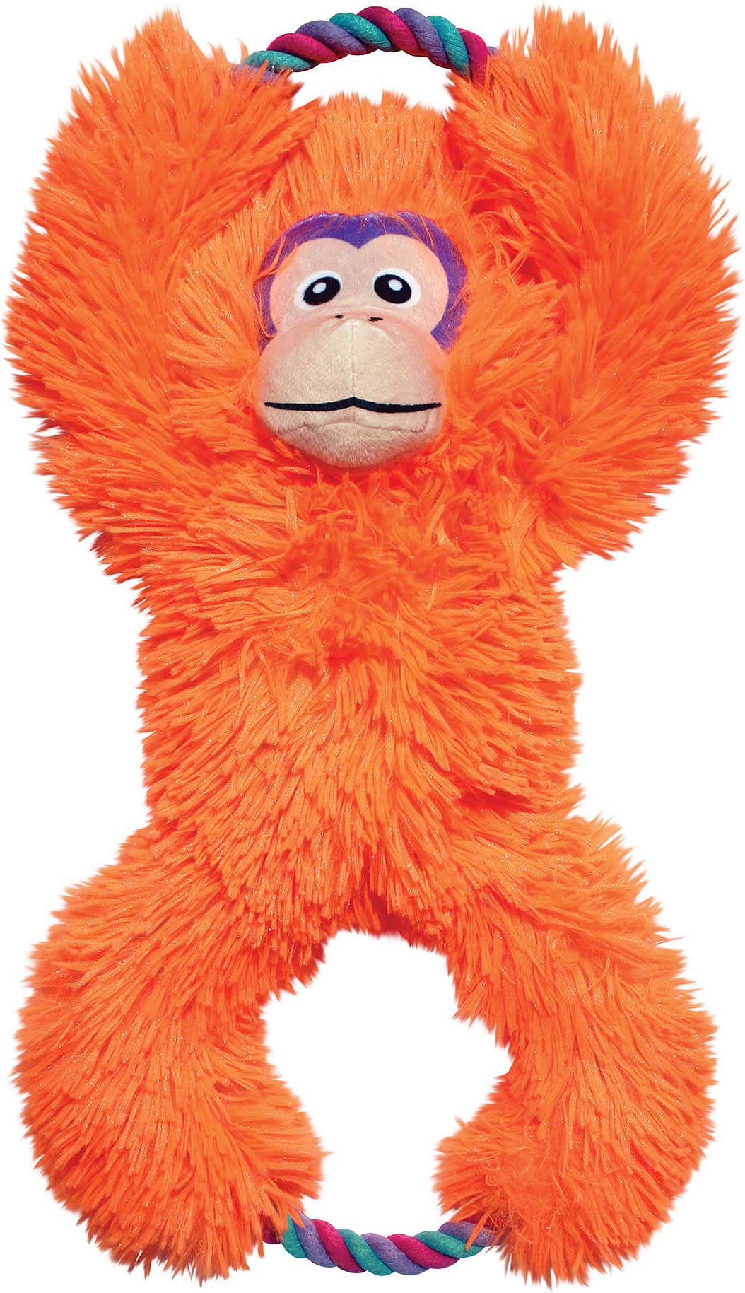 KONG Hundespielzeug Tuggz Monkey orange XL (42x33cm) (Plüschspielzeug) Galaxus