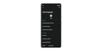 You can choose a language other than the system language for apps on Android 13.