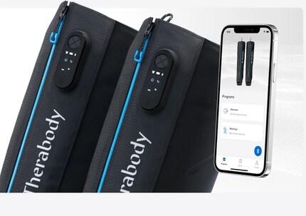 Steuerung direkt über die JetBoots oder über die App – was darf's sein? Bild: Therabody