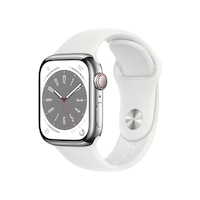 Apple Watch Series 8 (41 mm, Acier inoxydable, 4G)