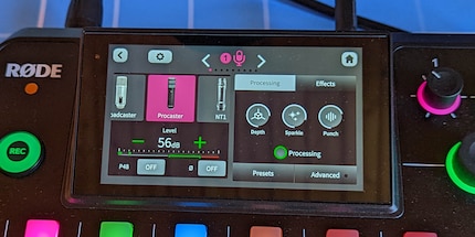 Les microphones peuvent être configurés de manière plus individuelle.