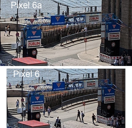 Schwer einen Unterschied zu erkennen.