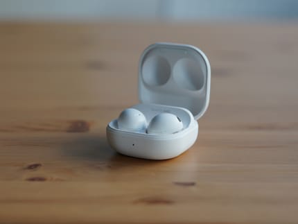 Thanks to small magnets, the buds are easy to place in the box.